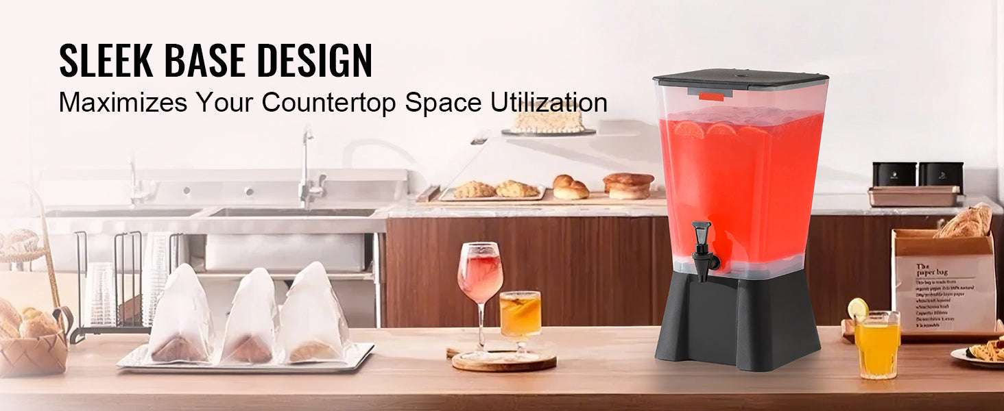 5 Gallon Beverage Dispenser with No-Drip Spigot for Parties & Events - Image 9