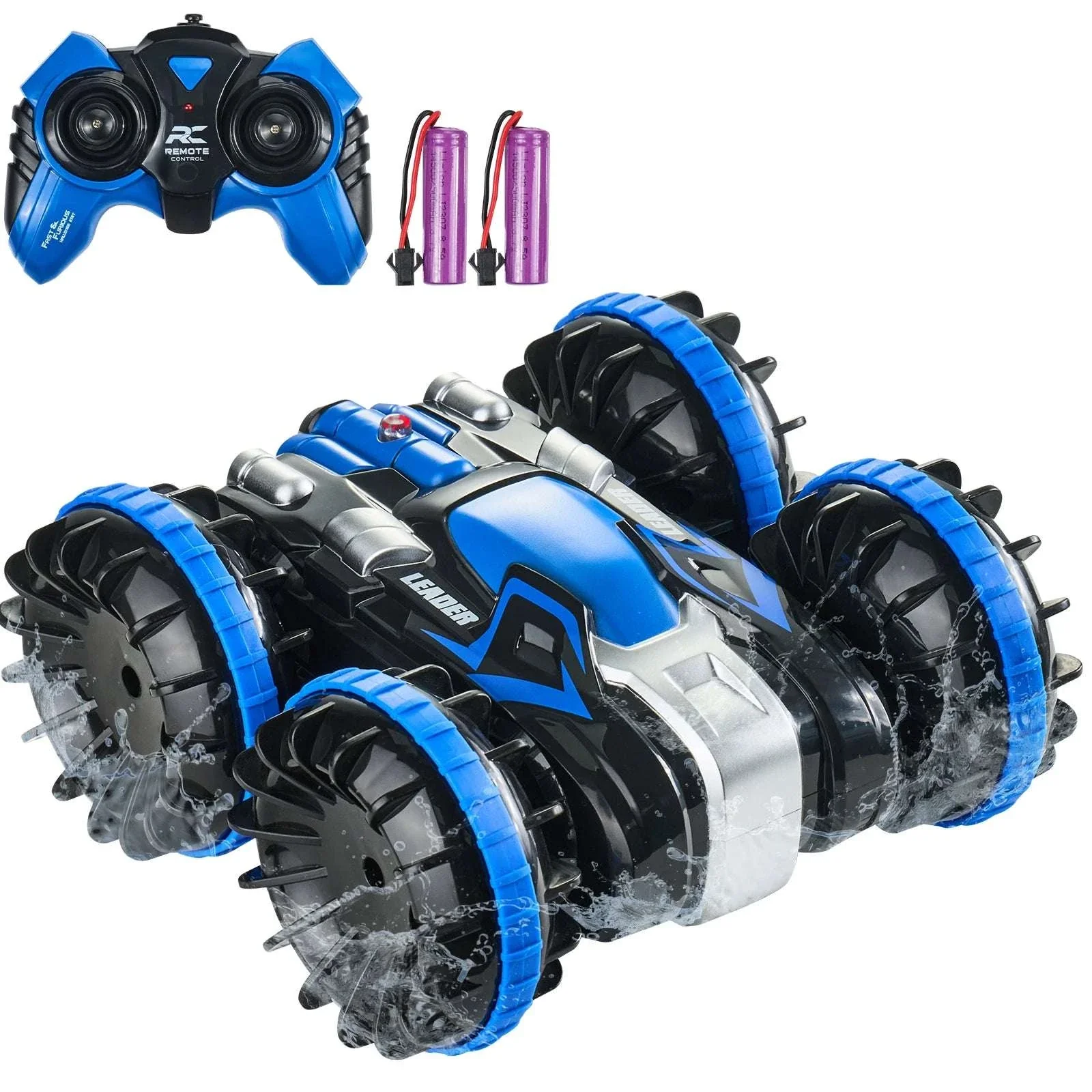 Amphibious RC Car Boat 2.4GHz Stunt Vehicle for Land & Water