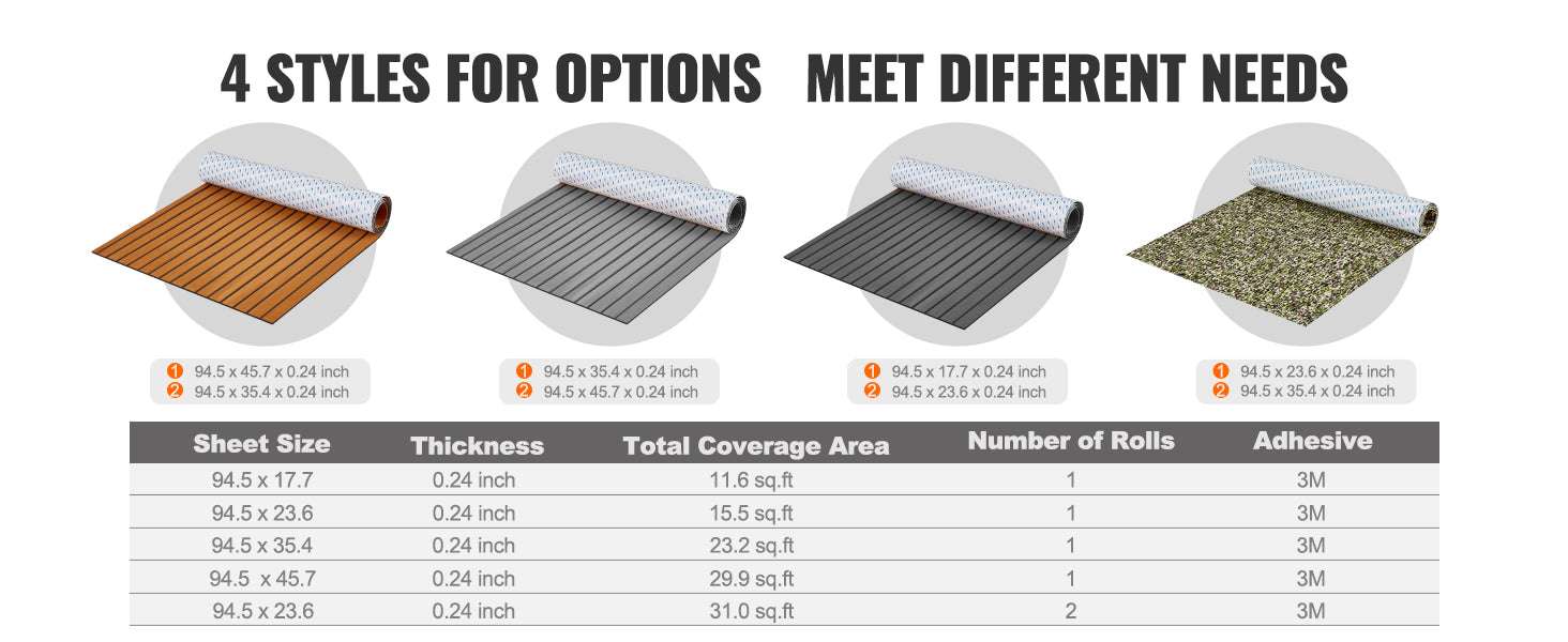 EVA Foam Boat Deck Flooring Non-Slip Self-Adhesive Marine Mat - Image 12