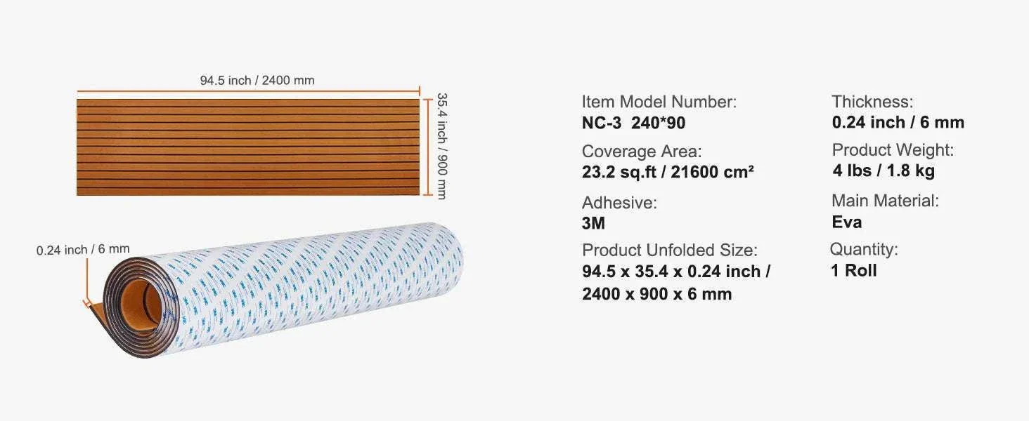EVA Foam Boat Deck Flooring Non-Slip Self-Adhesive Marine Mat - Image 13
