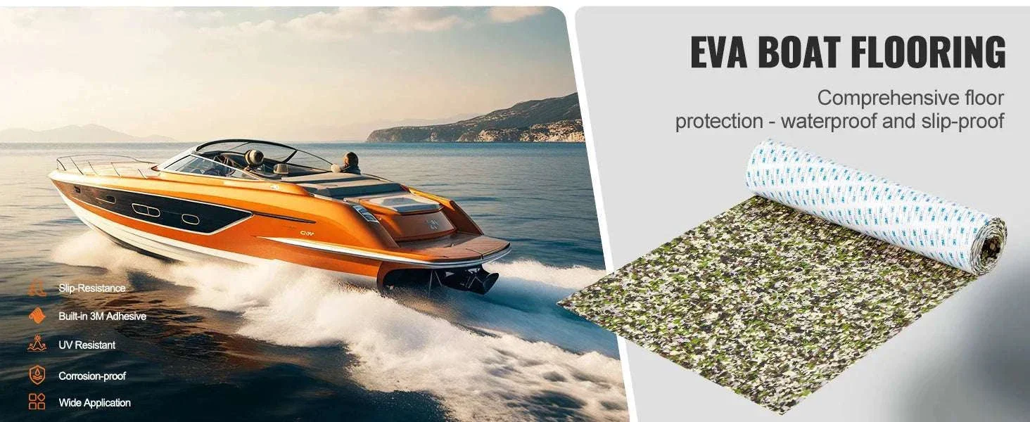EVA Foam Boat Deck Flooring Non-Slip Self-Adhesive Marine Mat - Image 8