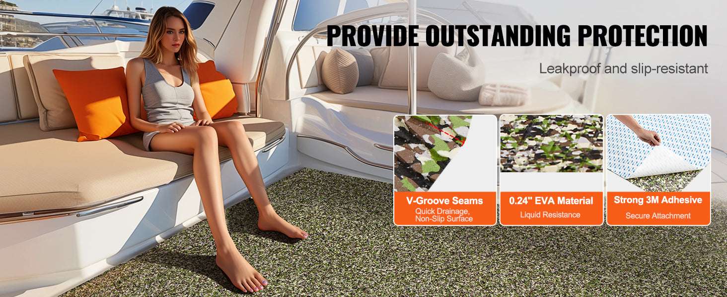 EVA Foam Boat Deck Flooring Non-Slip Self-Adhesive Marine Mat - Image 9