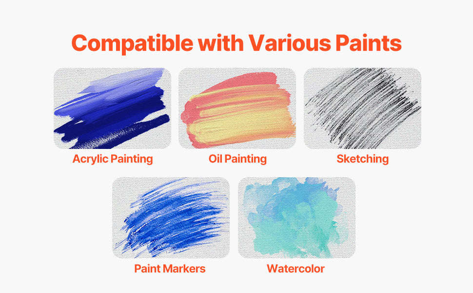 24-Pack 8x10 Pre-Primed Canvas Boards for Painting - Image 11