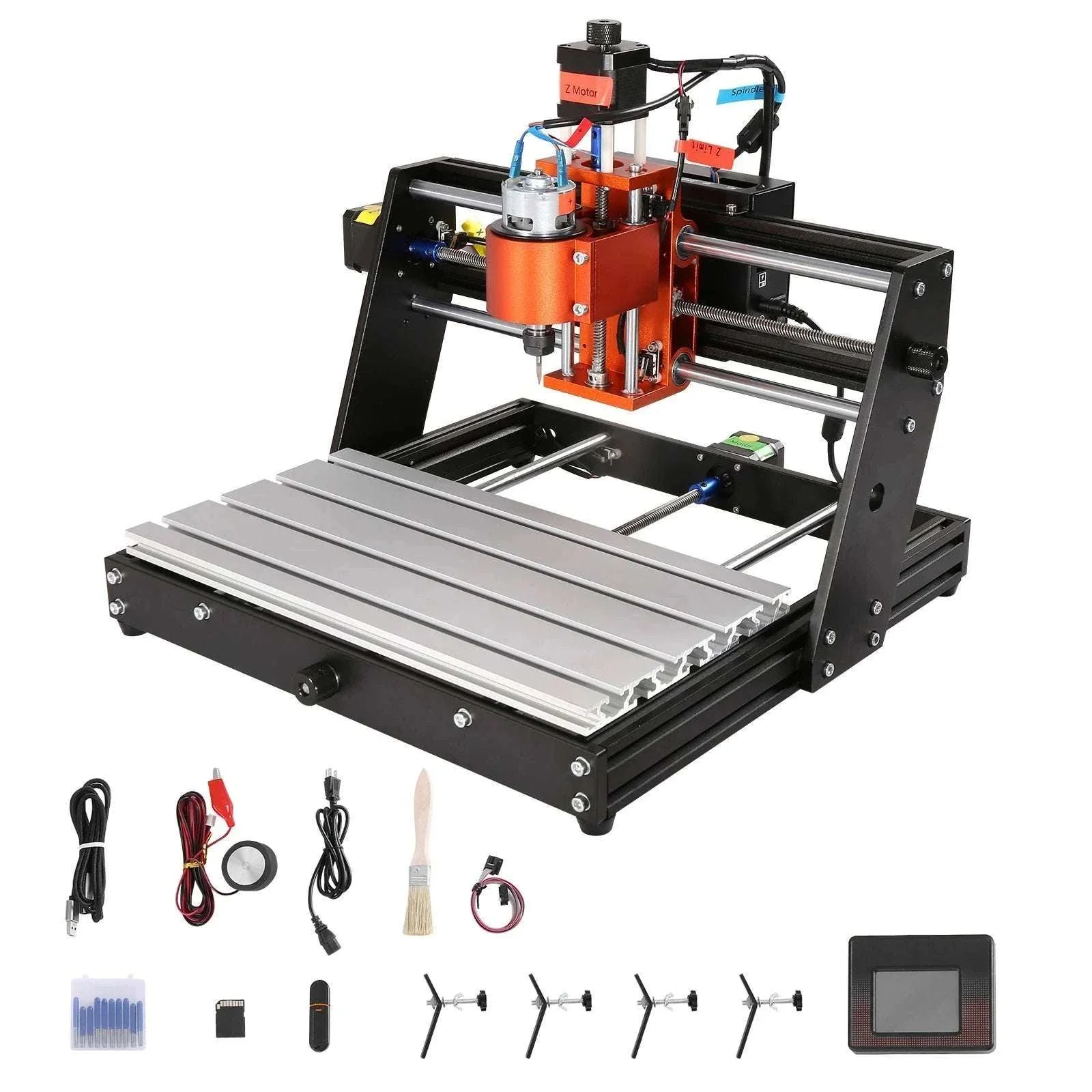 3-Axis CNC Router Machine GRBL Wood Engraving & Milling Kit