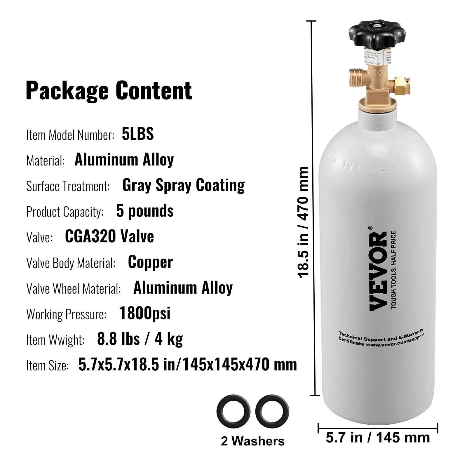 CO2 Regulator with Gauge & Check Valve for Draft Beer Homebrew - Image 13