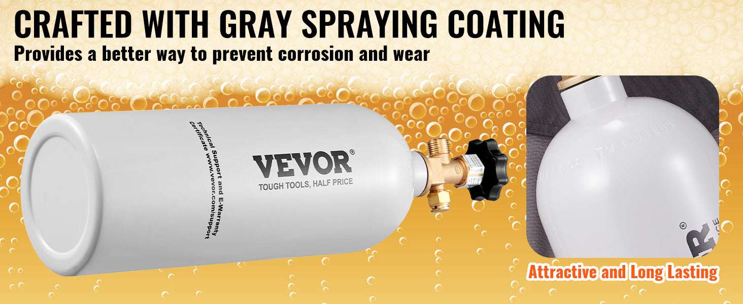 CO2 Regulator & 5lb Tank for Draft Beer with Adjustable Pressure - Image 9