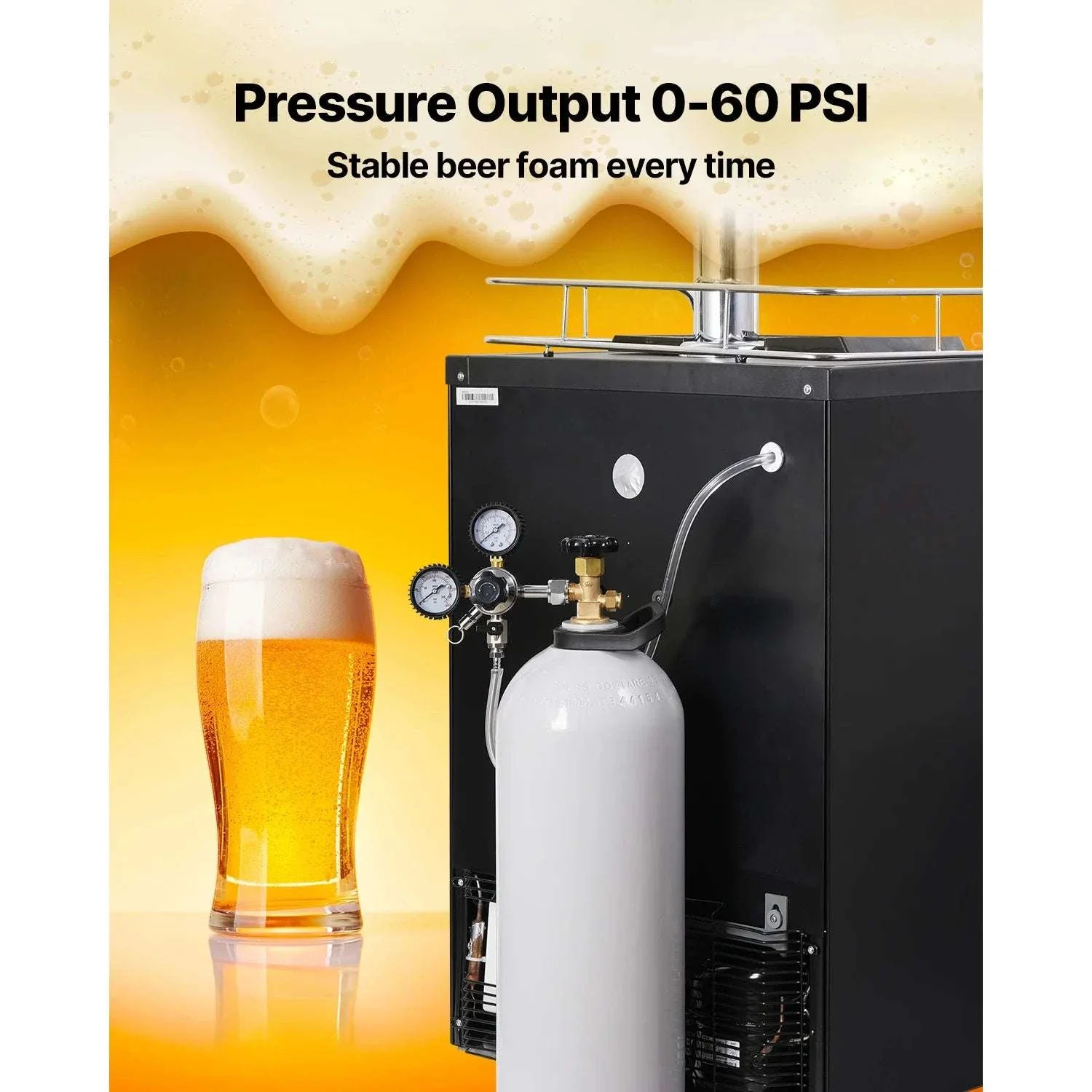 20 lb Aluminum CO2 Tank with CGA320 Valve for Beer & Beverage Use - Image 4
