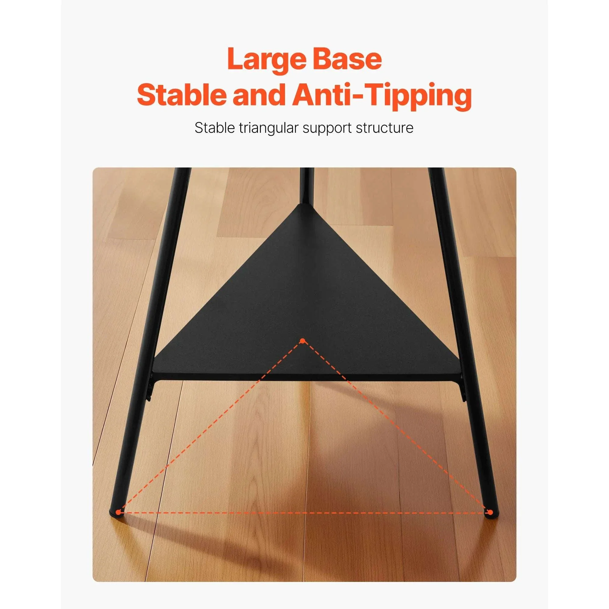 Freestanding Coat Rack with Shelves and Hooks for Entryway Storage - Image 4