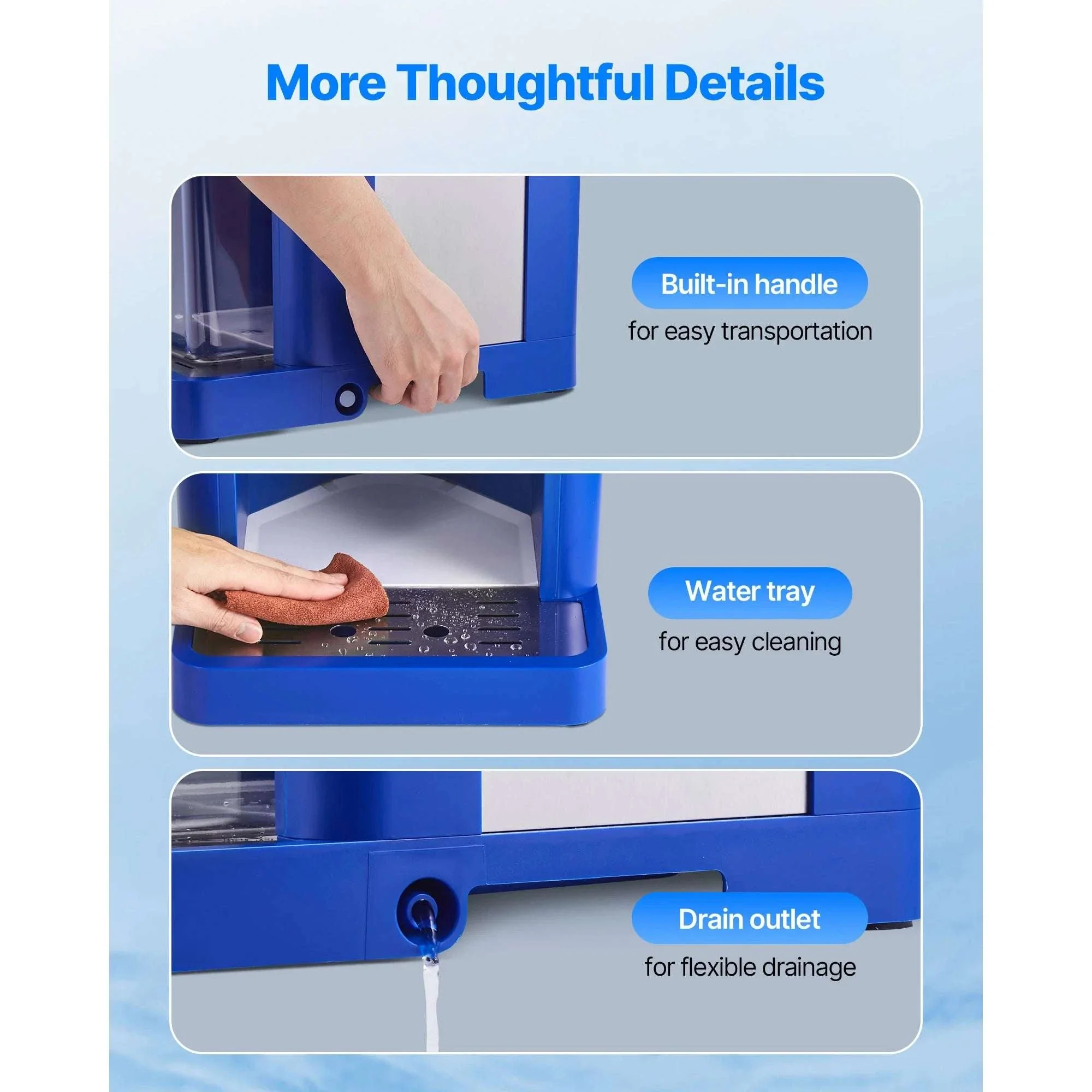 Commercial Ice Shaver Machine 1.8L Electric Snow Cone Maker - Image 6
