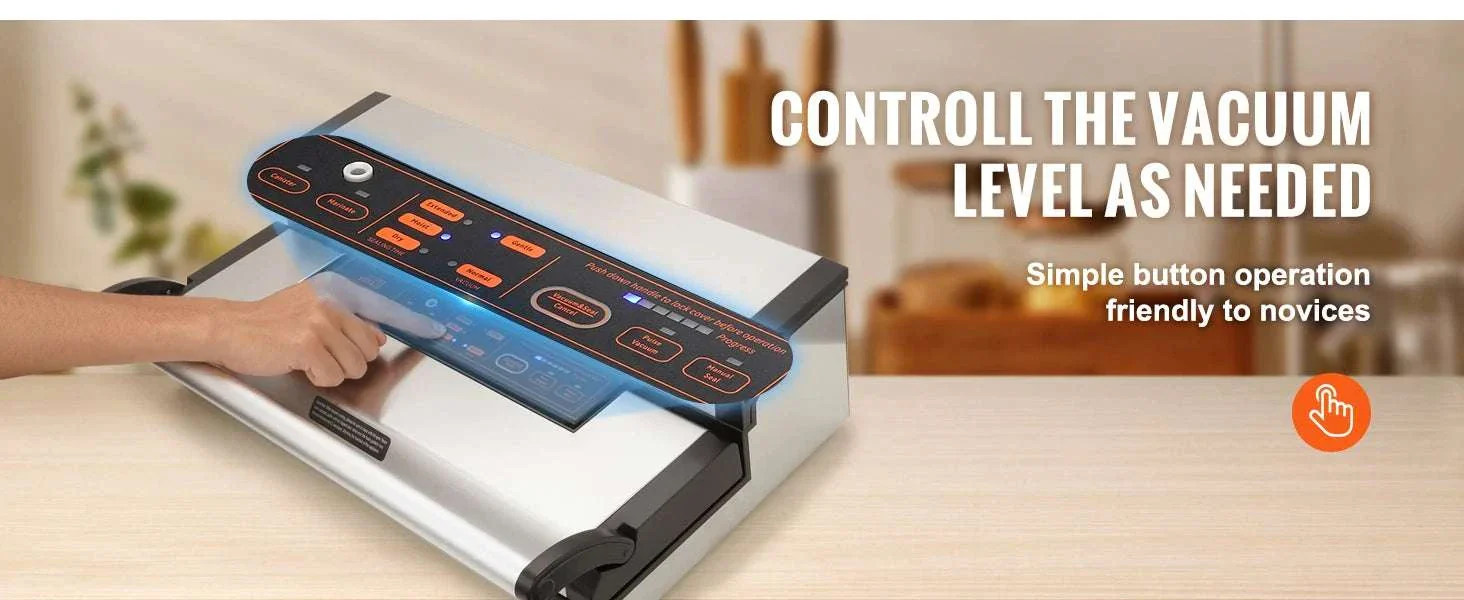 Commercial Vacuum Sealer Machine with Cutter & Bag Storage - Image 14