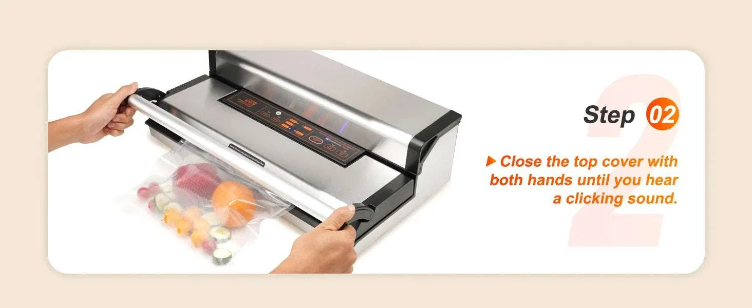 Commercial Vacuum Sealer Machine with Cutter & Bag Storage - Image 16