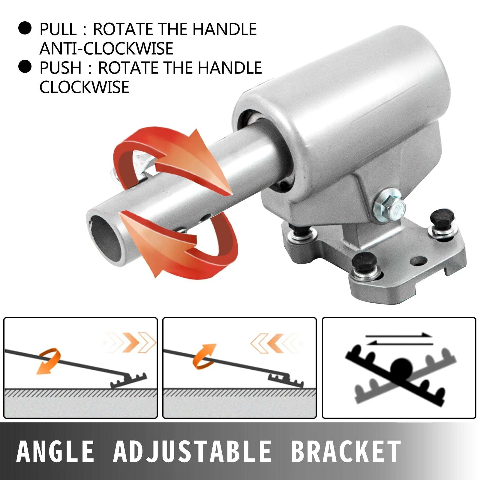 Concrete Bull Float Kit 1200x200mm with 4 Handles Round End Trowel - Image 12
