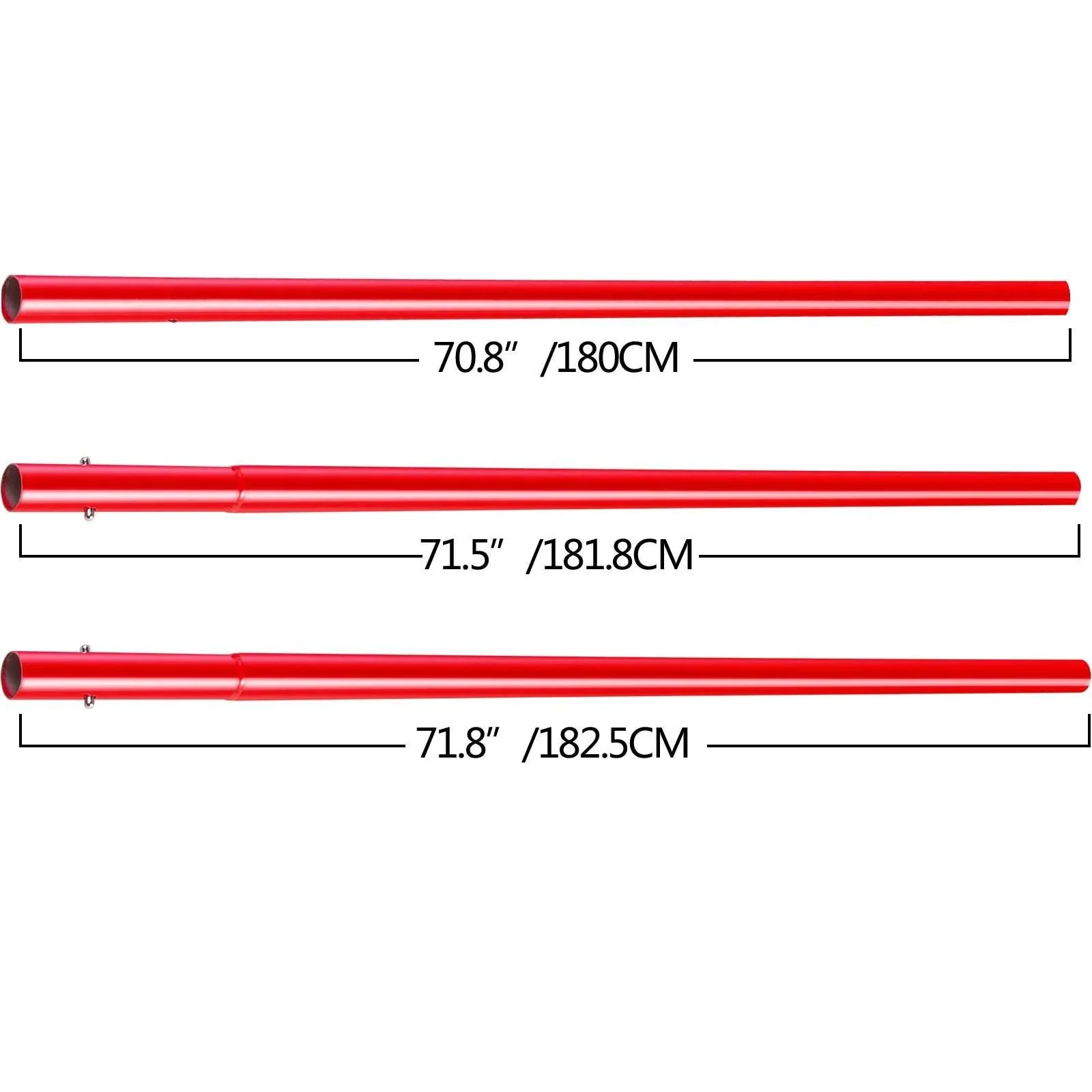 Concrete Bull Float Kit 1200x200mm with 4 Handles Round End Trowel - Image 20