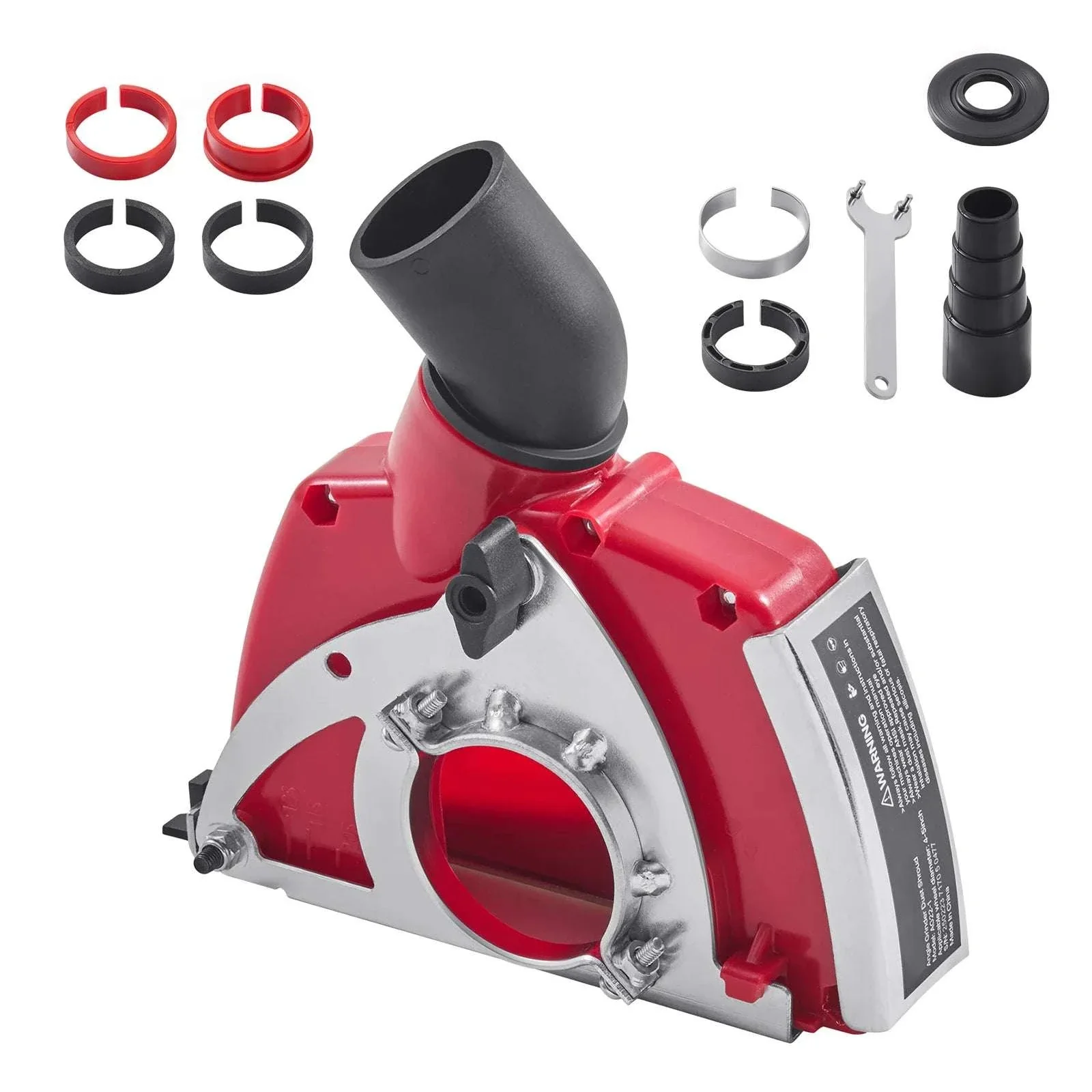 Angle Grinder Dust Shroud 4–5 Inch with Adjustable Depth & Vacuum Port
