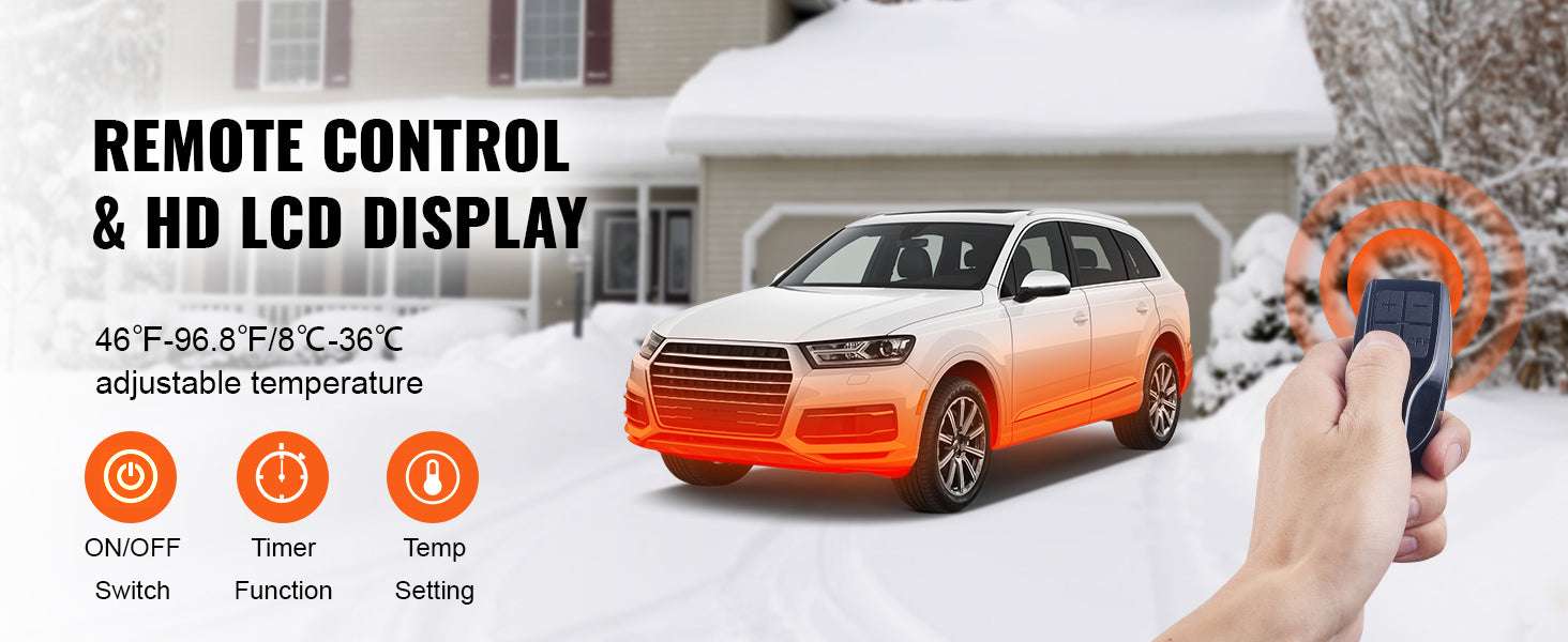 8KW Diesel Air Heater with Remote & LCD for Vehicle Heating - Image 10