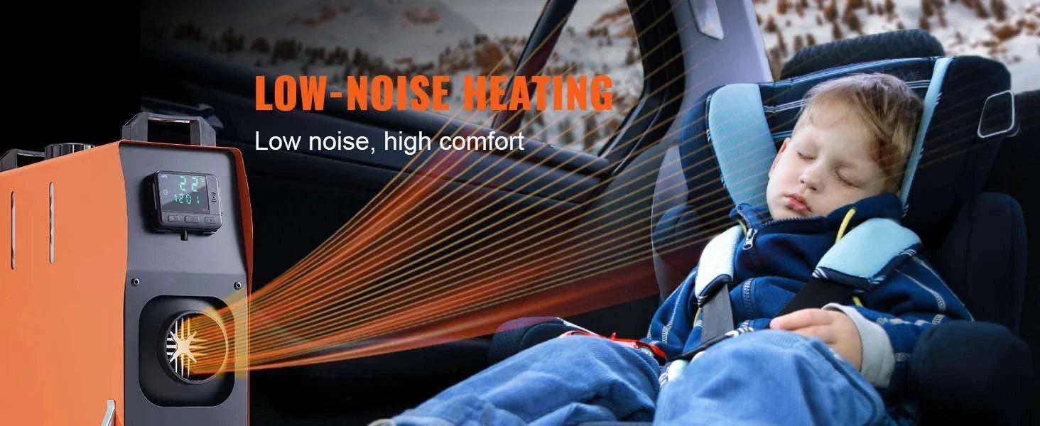 8KW Diesel Air Heater with Remote & LCD for Vehicle Heating - Image 11
