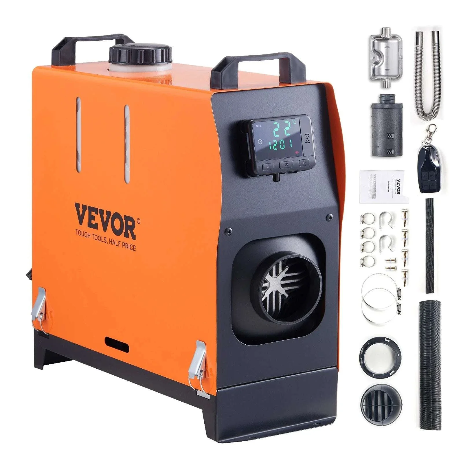 8KW Diesel Air Heater with Remote & LCD for Vehicle Heating - Image 20