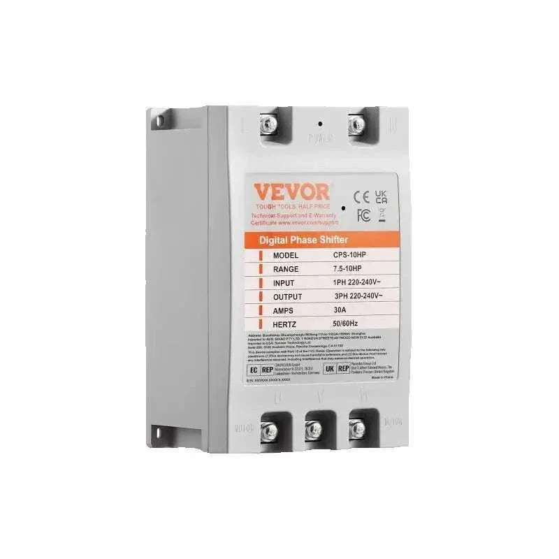 Digital Phase Converter Single to 3 Phase 5HP 7.5HP 10HP