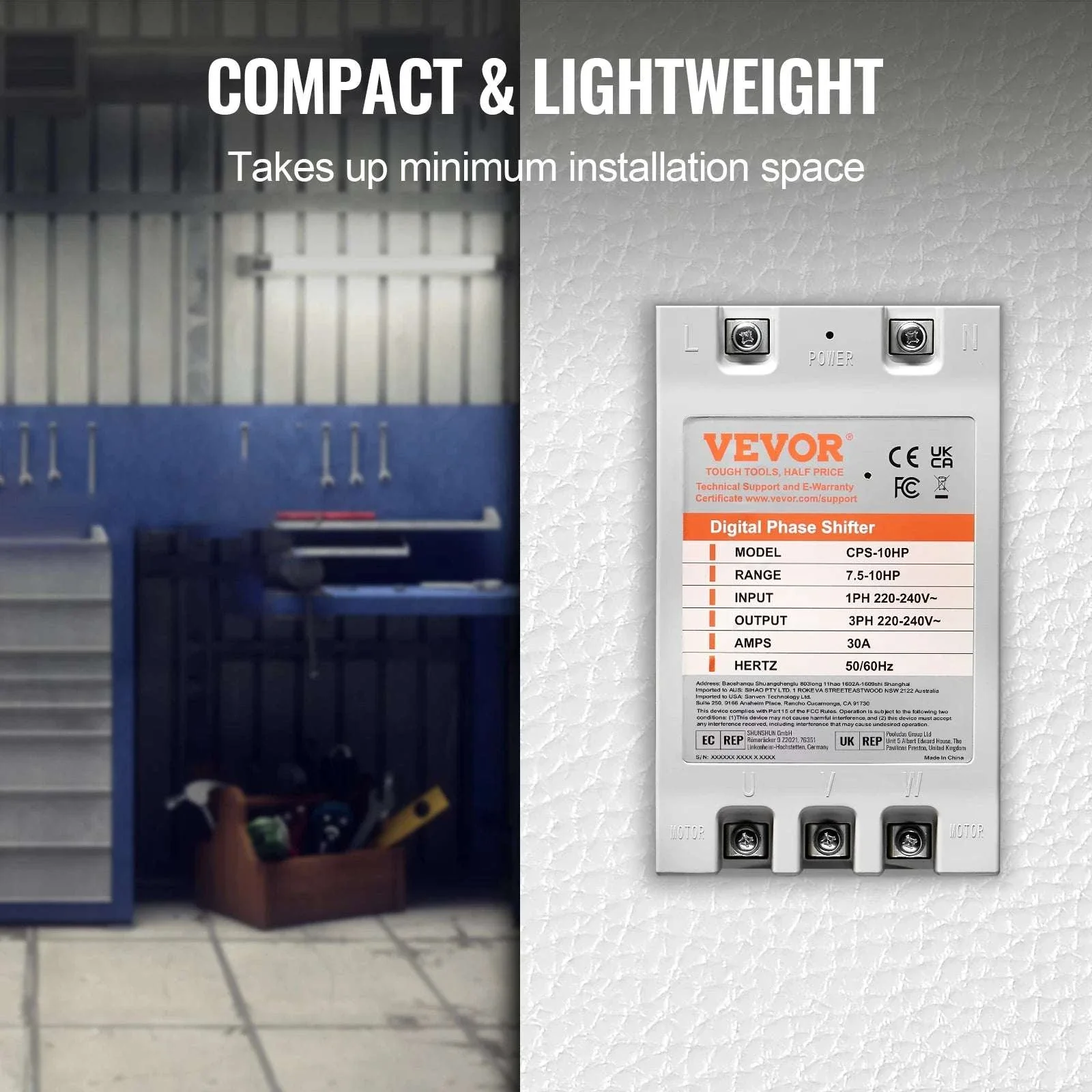 Digital Phase Converter Single to 3 Phase 5HP 7.5HP 10HP - Image 3