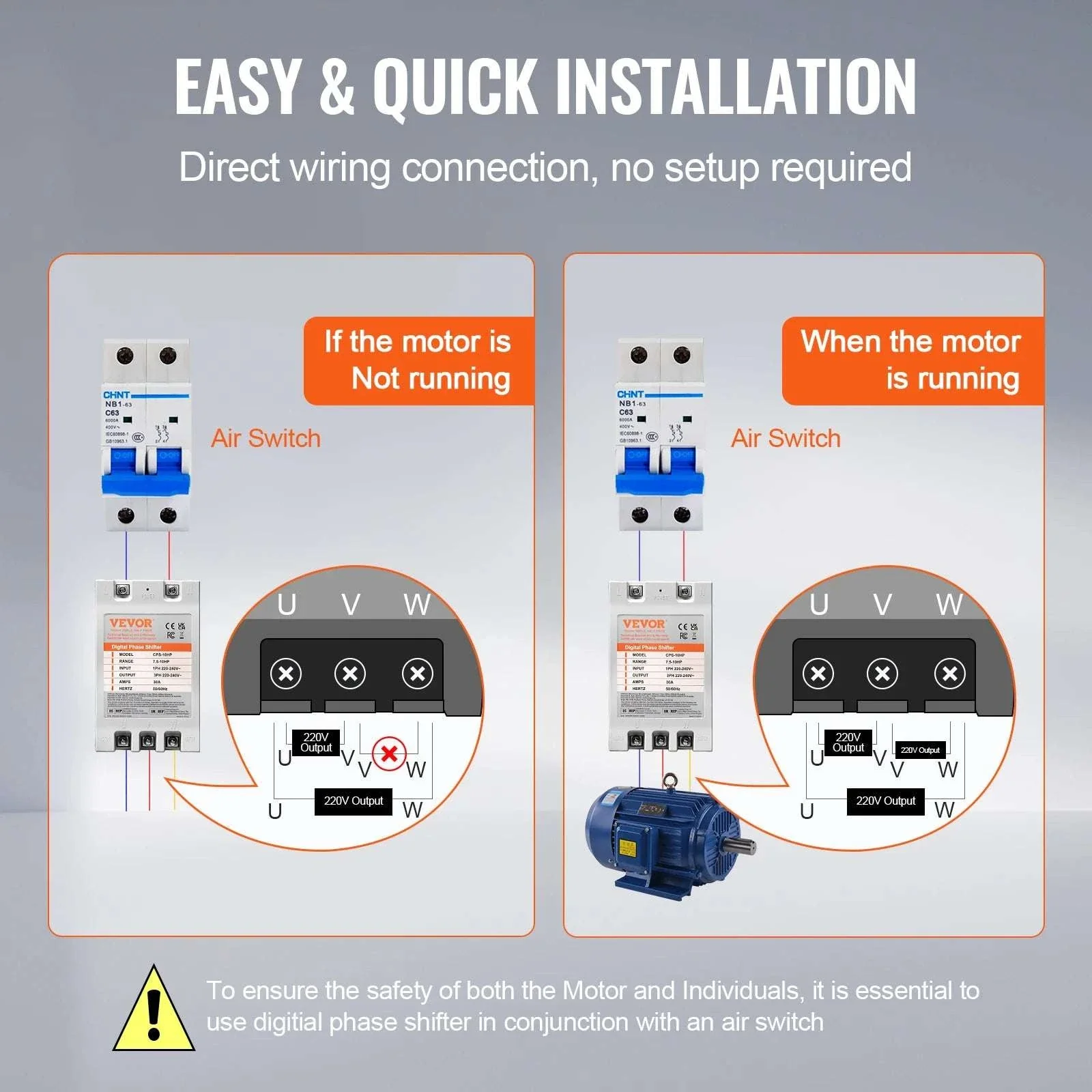 Digital Phase Converter Single to 3 Phase 5HP 7.5HP 10HP - Image 6