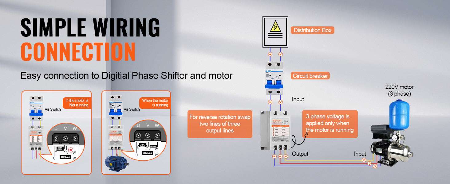 Digital Phase Converter Single to 3 Phase 5HP 7.5HP 10HP - Image 9