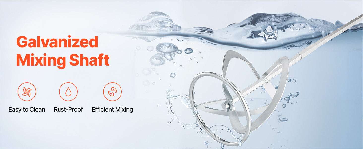 1100W Corded Drill Mixer with D-Handle & Variable Speed Control - Image 11