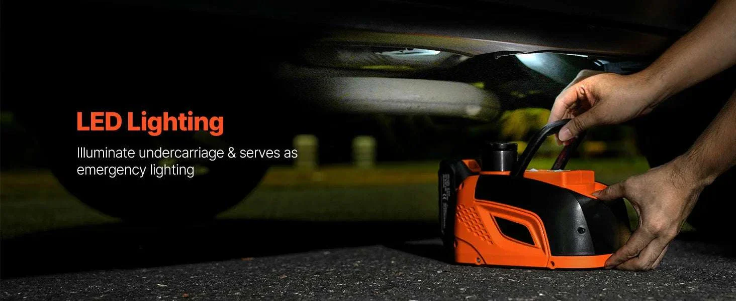 Electric Car Jack 5T with Remote Control & LED Light - Image 11