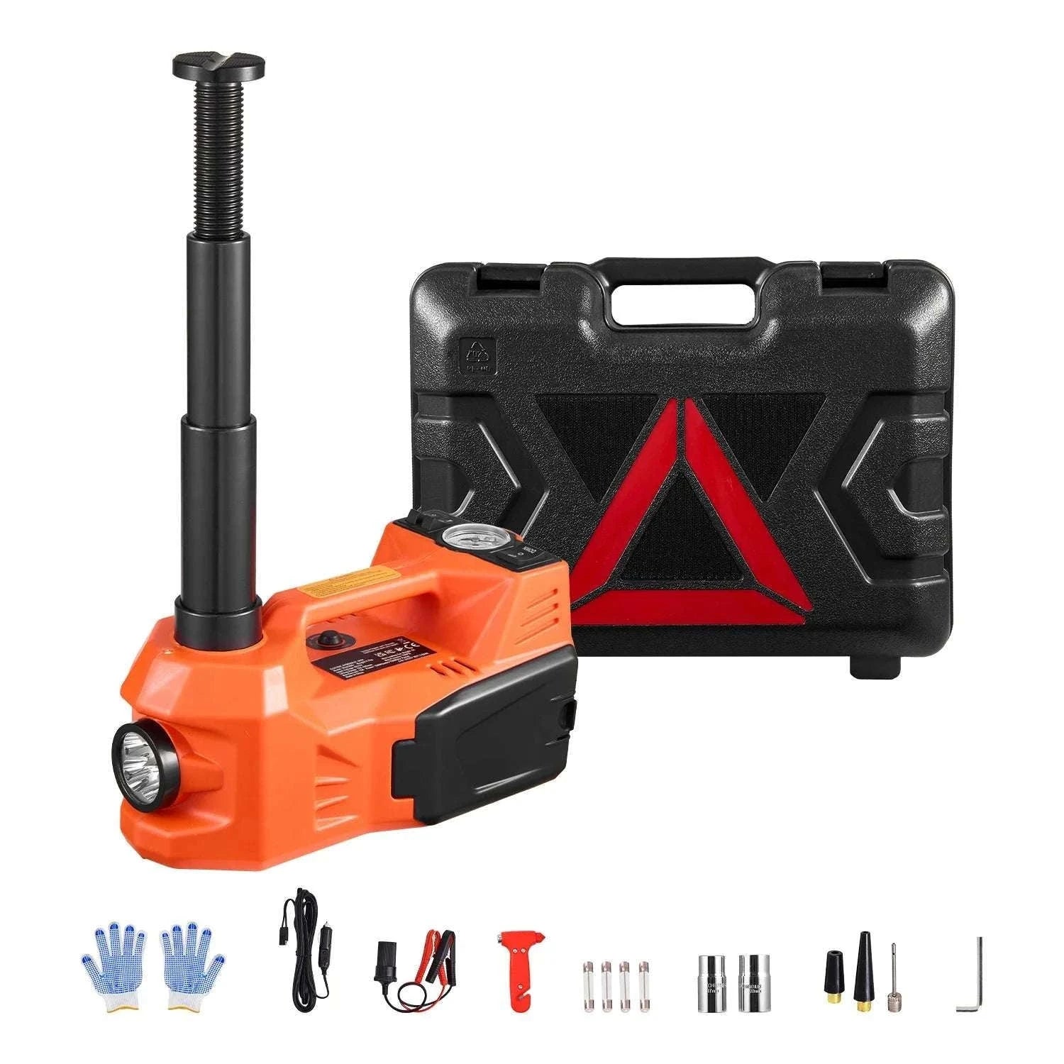 Electric Car Jack 5T with Inflator & Impact Wrench 12V Kit - Image 16