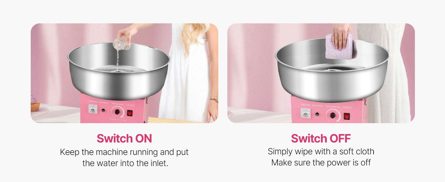 Commercial Cotton Candy Machine with Large Bowl for Parties - Image 13