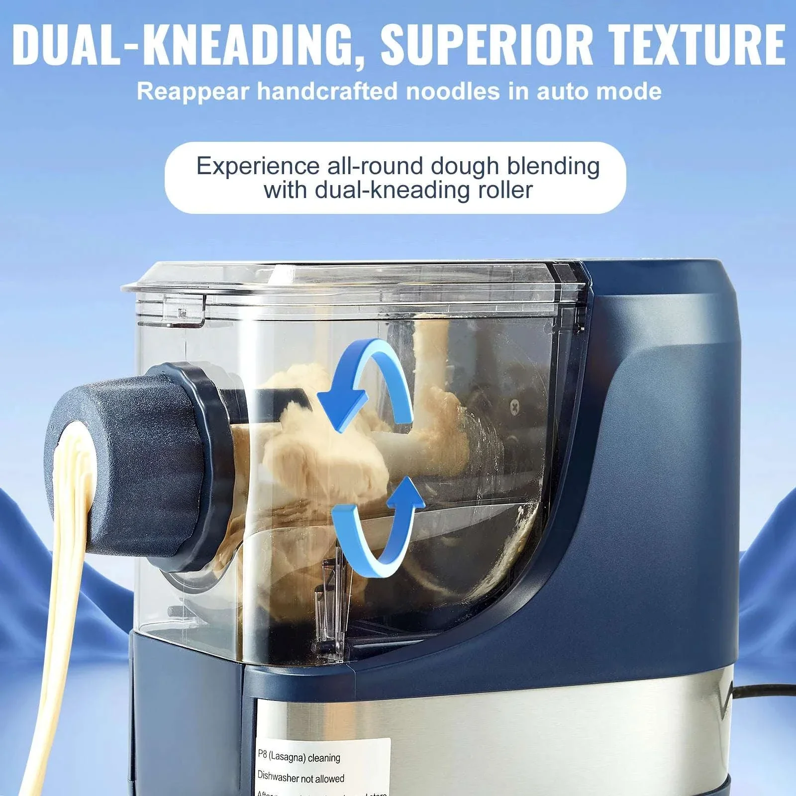 Automatic Electric Pasta Maker with 4 Modes and 500g Capacity - Image 4