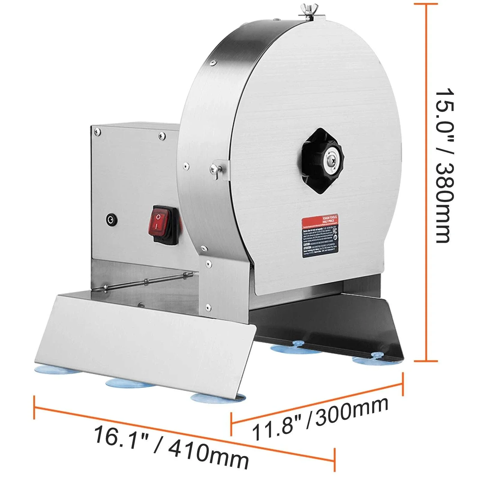 Electric Vegetable Slicer 0–12mm Adjustable Stainless Steel Cutter - Image 14