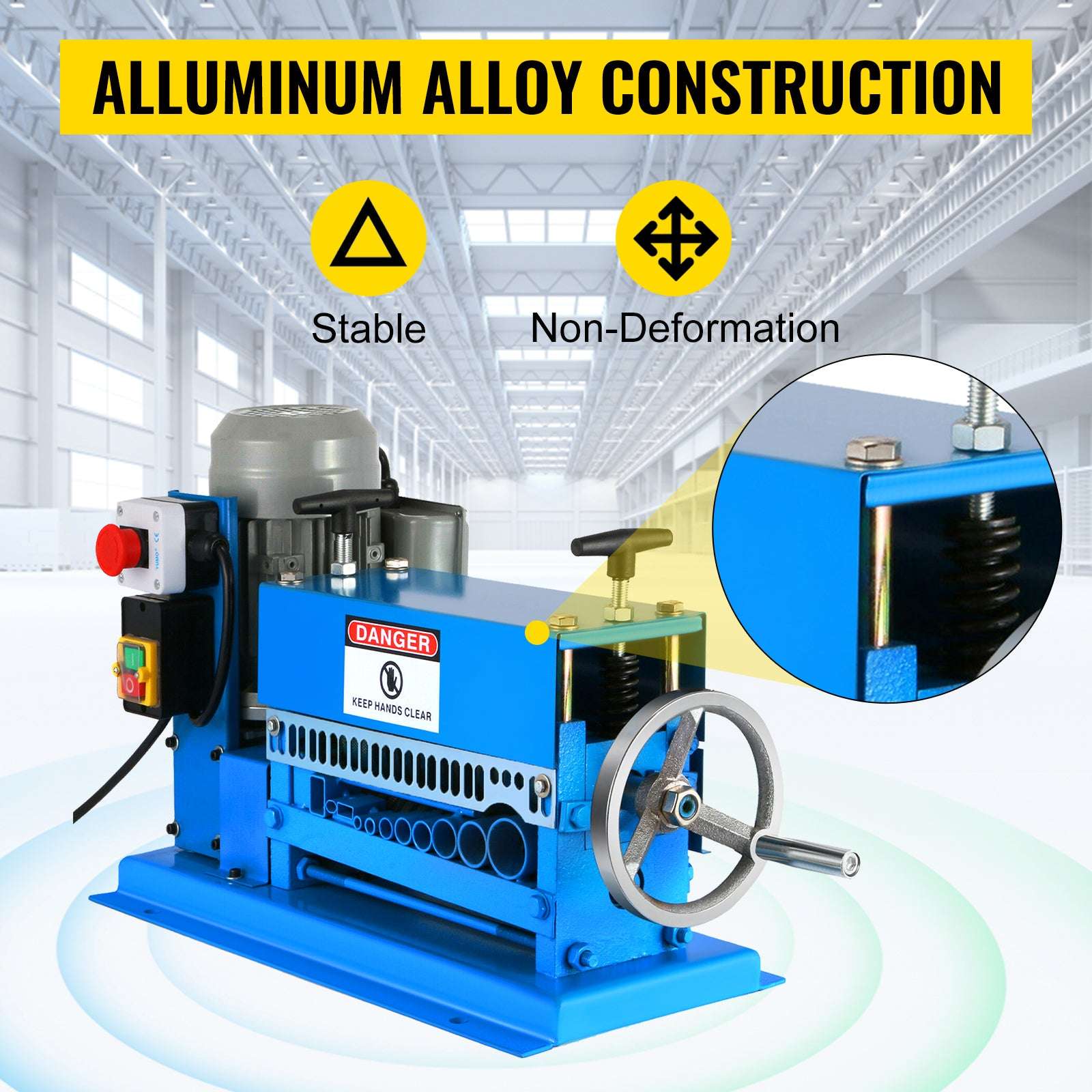 Electric Wire Stripping Machine 370W Cable Stripper 1.5–38mm - Image 11