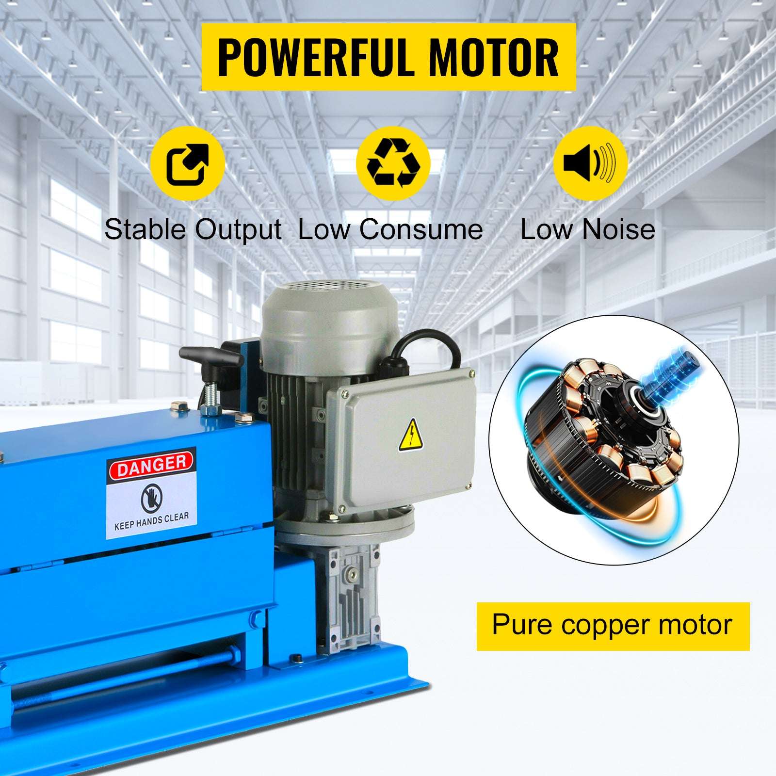 Electric Wire Stripping Machine 370W Cable Stripper 1.5–38mm - Image 12