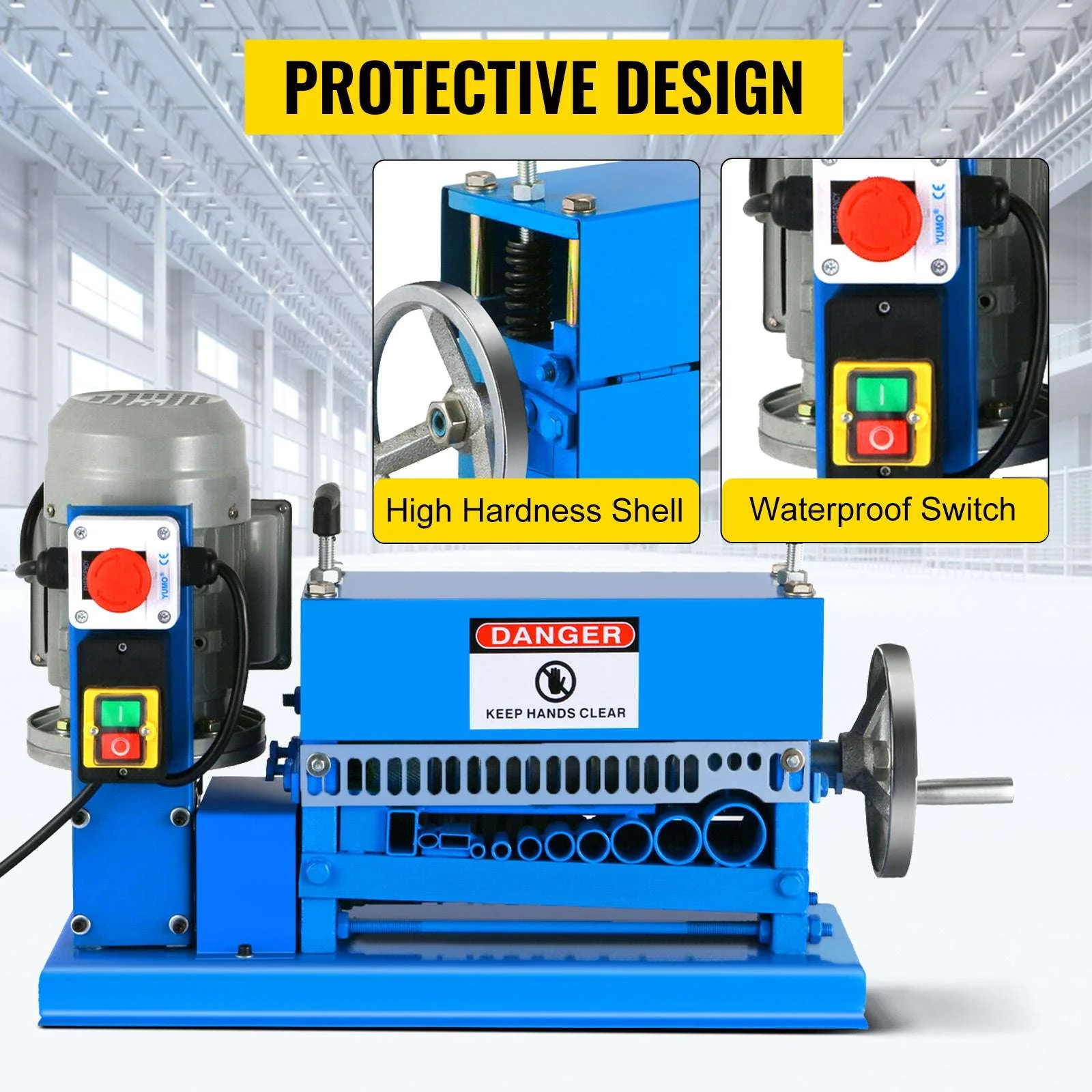 Electric Wire Stripping Machine 370W Cable Stripper 1.5–38mm - Image 14