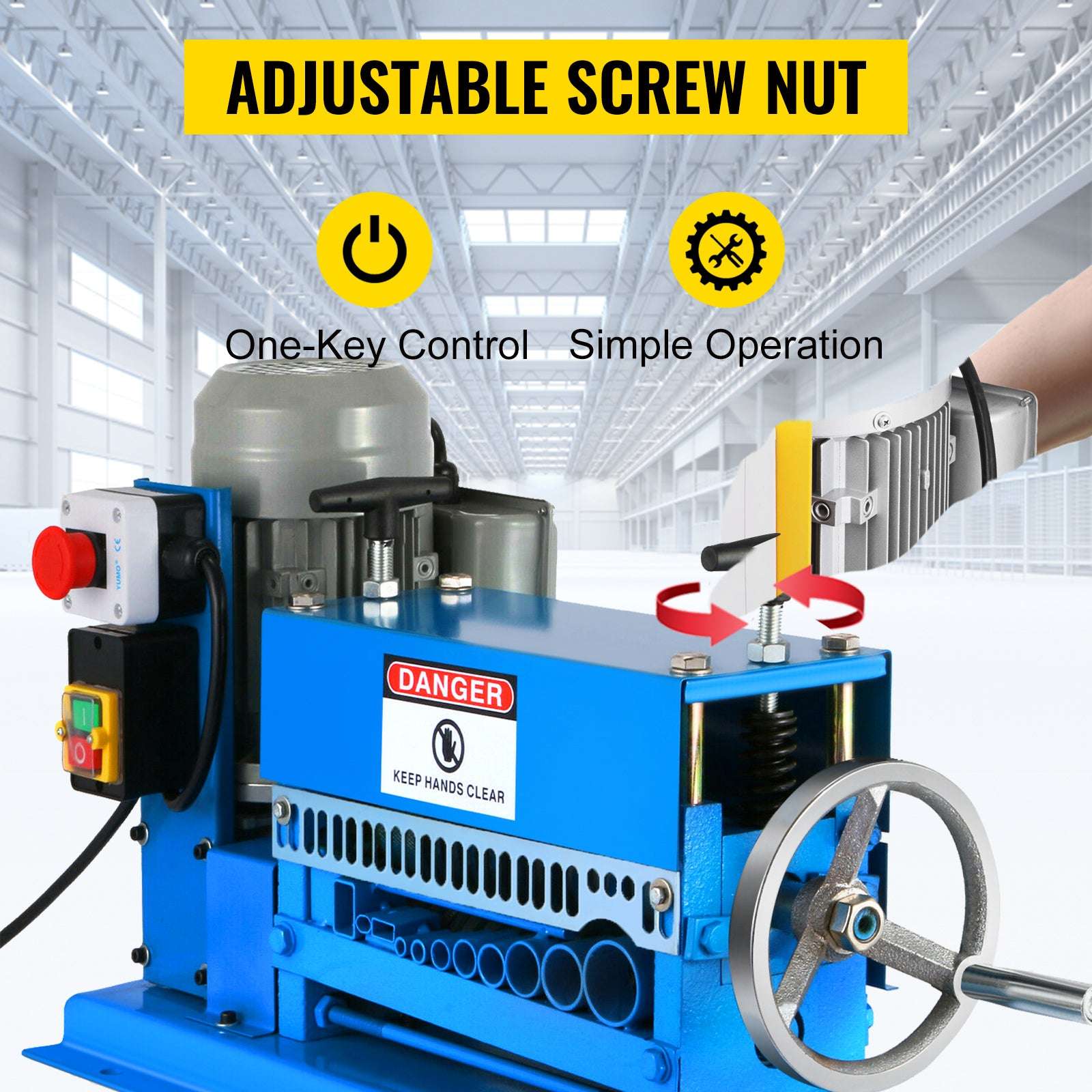Electric Wire Stripping Machine 370W Cable Stripper 1.5–38mm - Image 15
