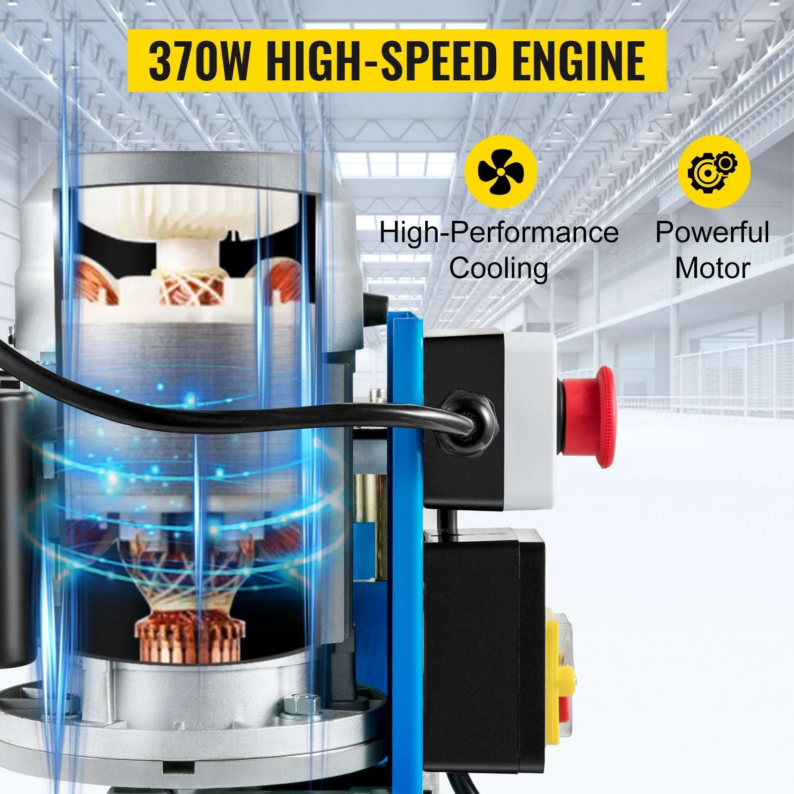 Electric Wire Stripping Machine 1.5–38mm, 11 Channels, 370W - Image 12