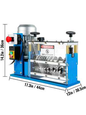 Electric Wire Stripping Machine 1.5–38mm, 11 Channels, 370W - Image 17