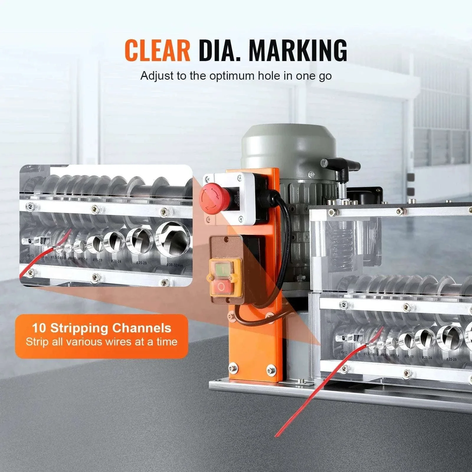 Electric Wire Stripping Machine 750W Cable Stripper 1.5–32mm - Image 5