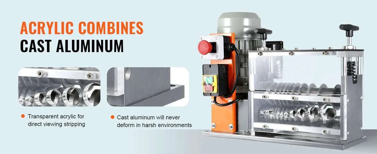 Electric Wire Stripping Machine 750W Cable Stripper 1.5–32mm - Image 9