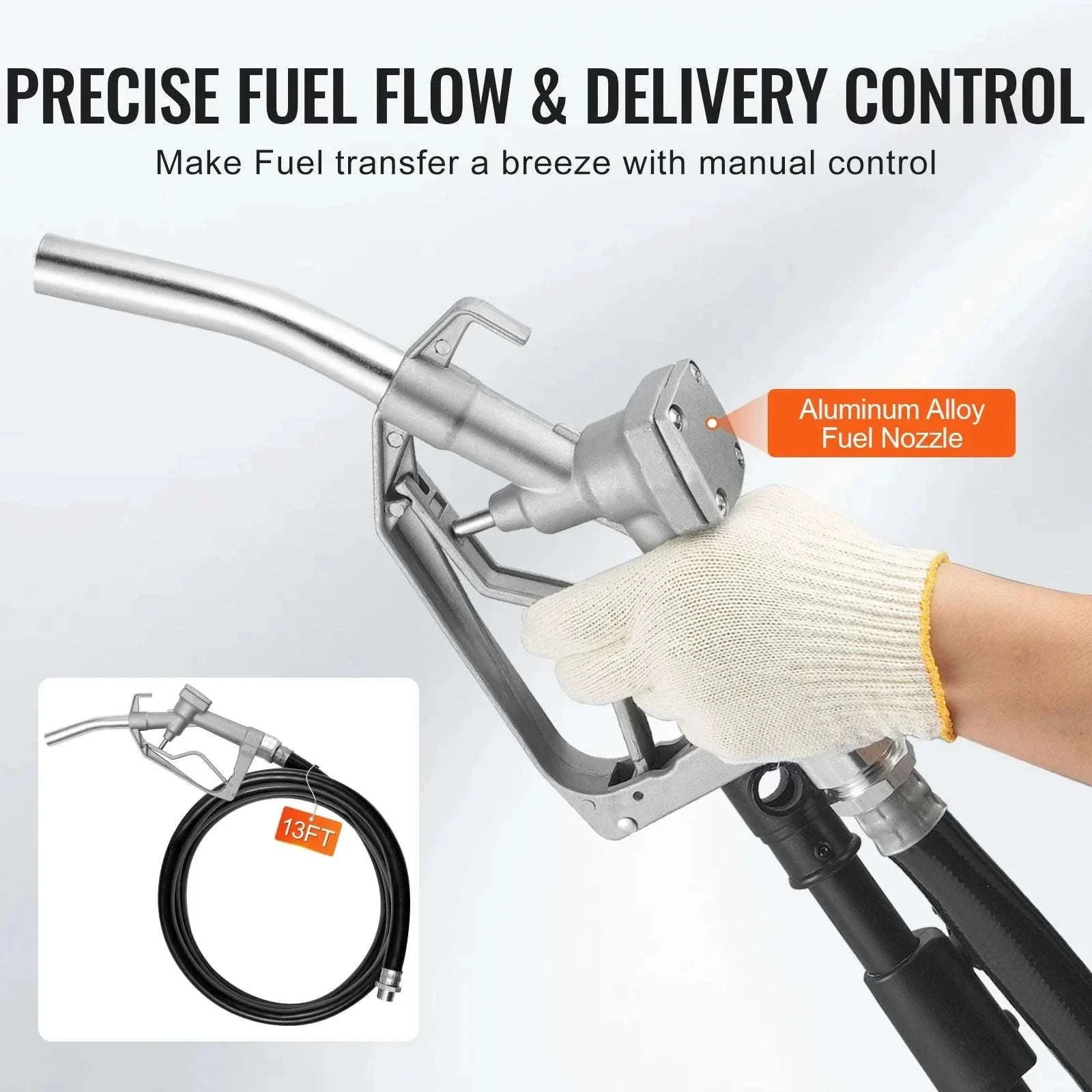 12V DC Fuel Transfer Pump 5–15 GPM Portable Diesel Gas Pump - Image 5