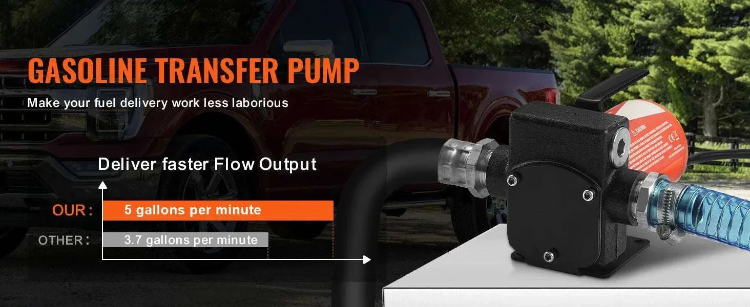 12V DC Fuel Transfer Pump 5–15 GPM Portable Diesel Gas Pump - Image 8