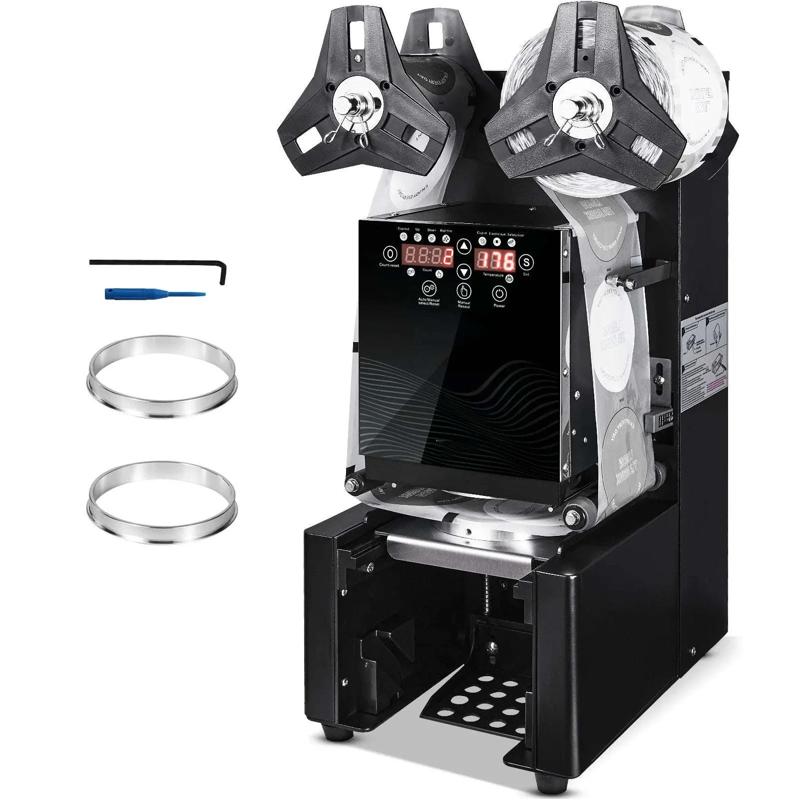 Automatic Cup Sealing Machine 500–650 Cups/H for Boba & Drinks