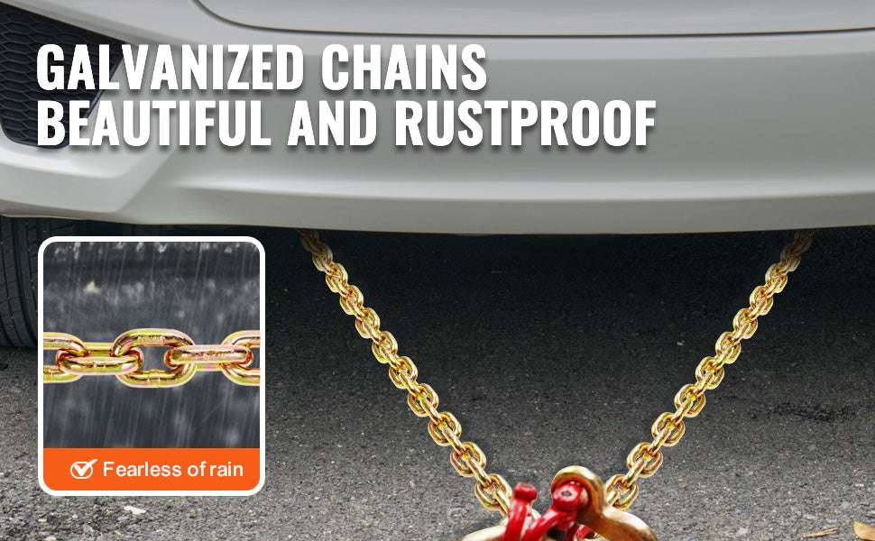G80 V Bridle Towing Chain with RTJ & Grab Hooks, 10,800 lbs - Image 10