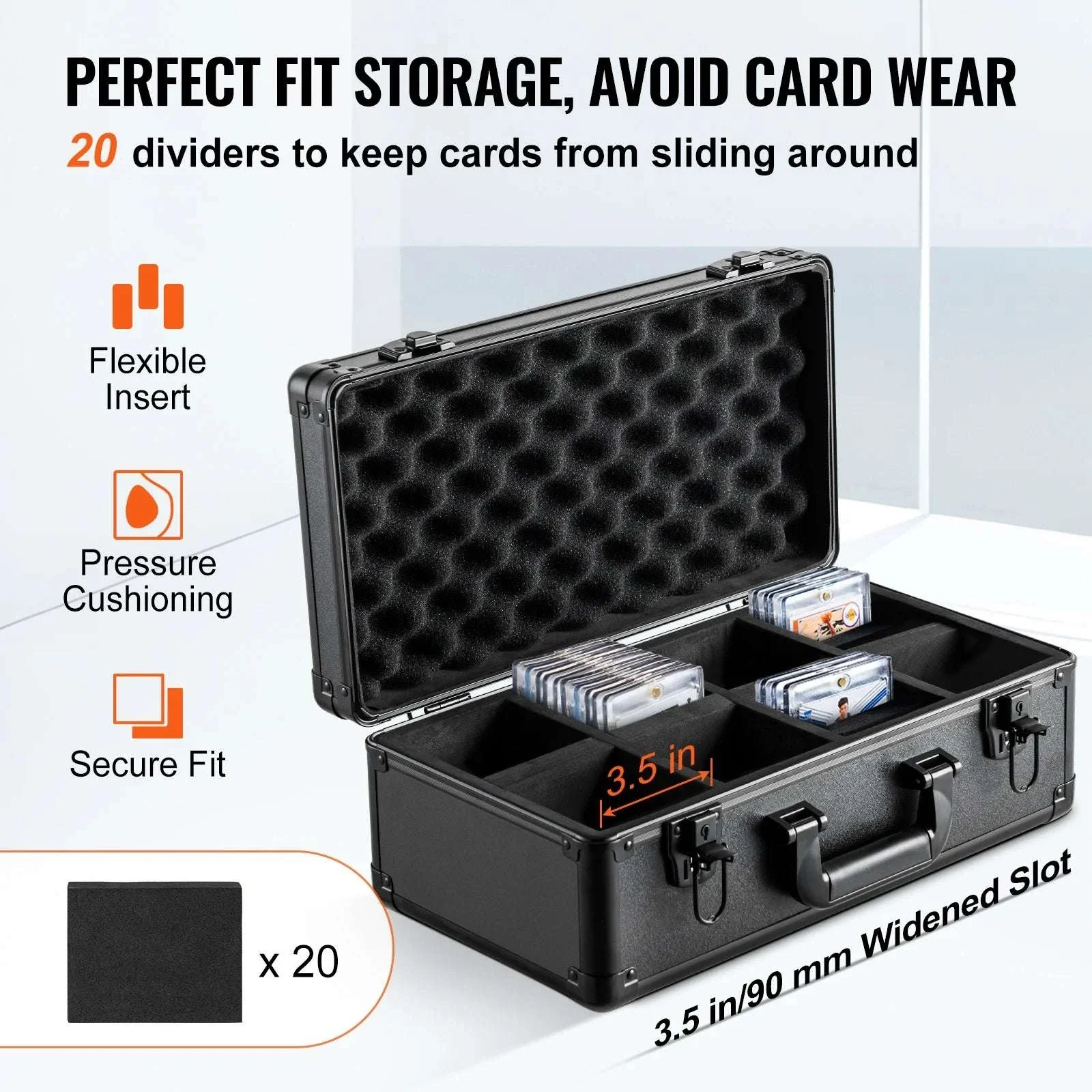 Graded Card Storage Box with Lock for PSA BGS SGC Cards - Image 3