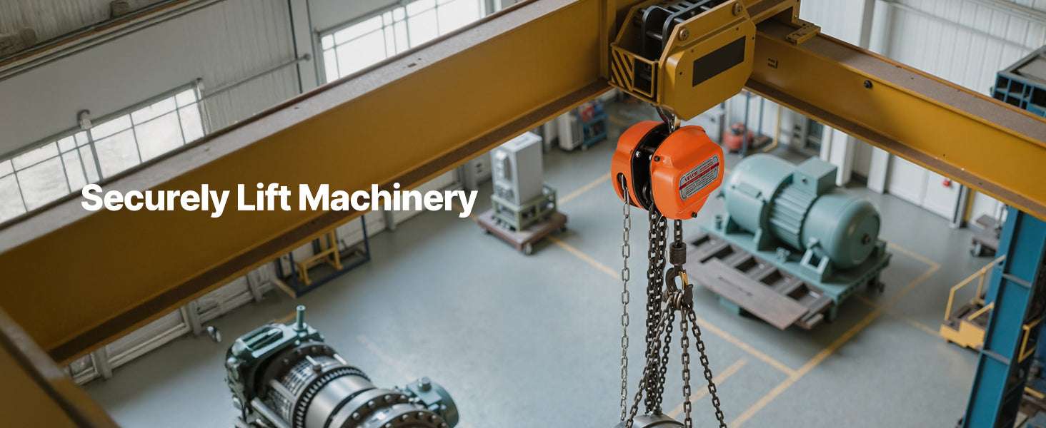 Manual Chain Hoist 1100–6600 lbs with G80 Chain, 10ft/20ft Lift - Image 18