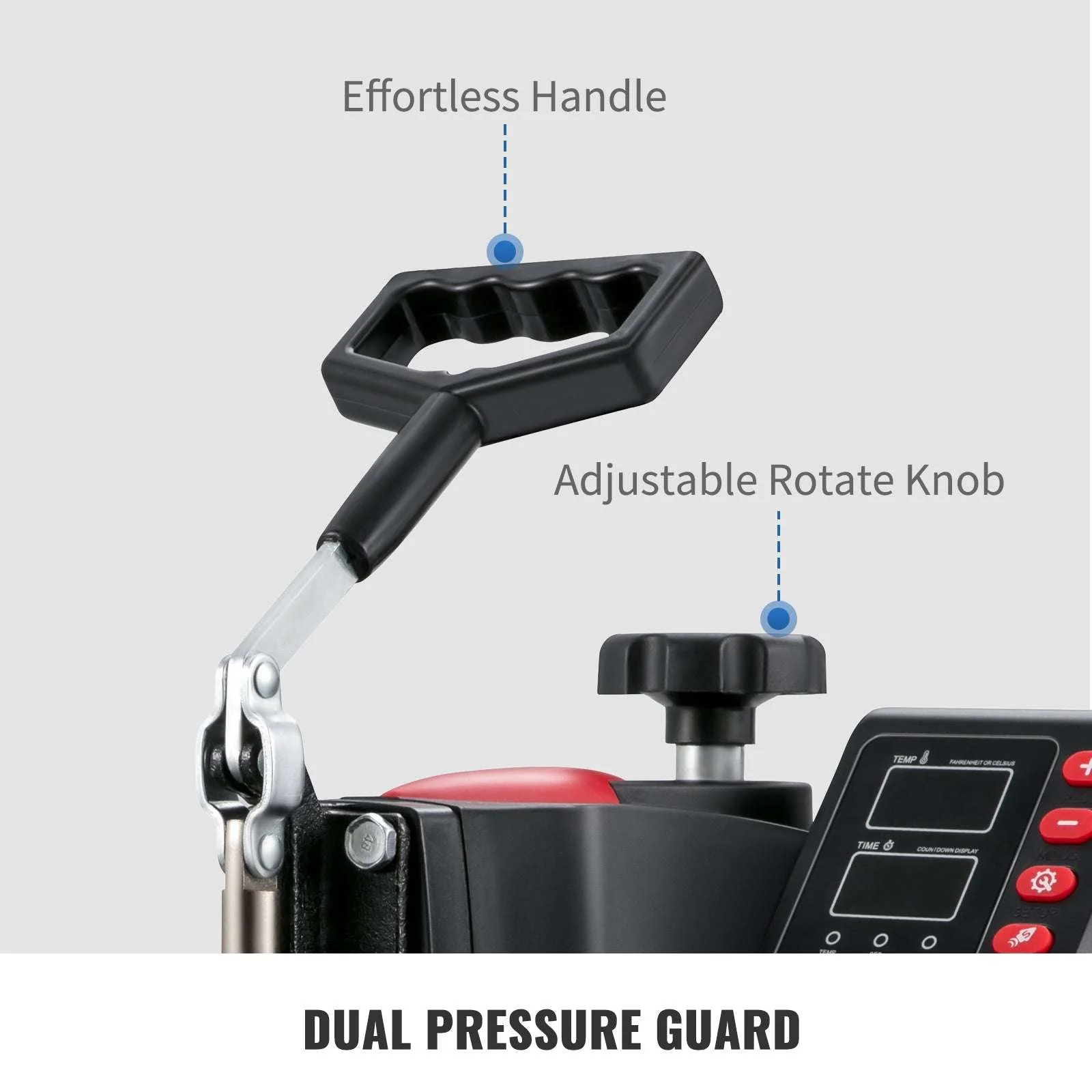 5-in-1 Heat Press Machine 12x15 Clamshell Sublimation Printer - Image 14