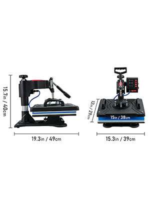 5-in-1 Heat Press Machine 12x15" Clamshell Digital Control - Image 16