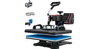 5-in-1 Heat Press Machine 12x15" Clamshell Digital Control - Image 17