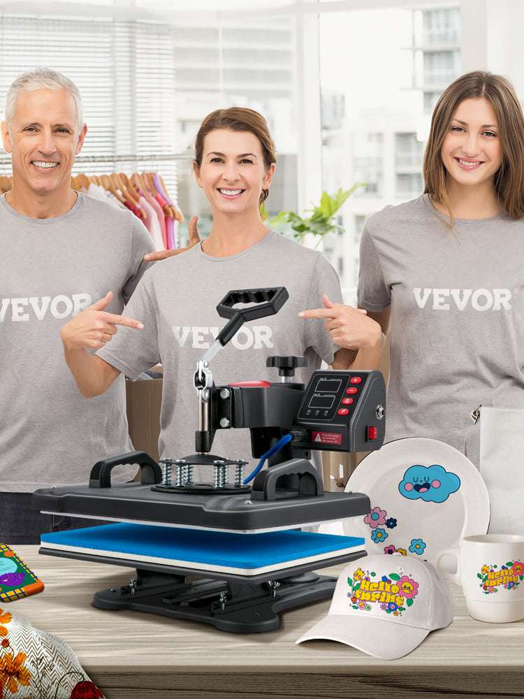 5-in-1 Heat Press Machine 12x15" Clamshell Digital Control - Image 9