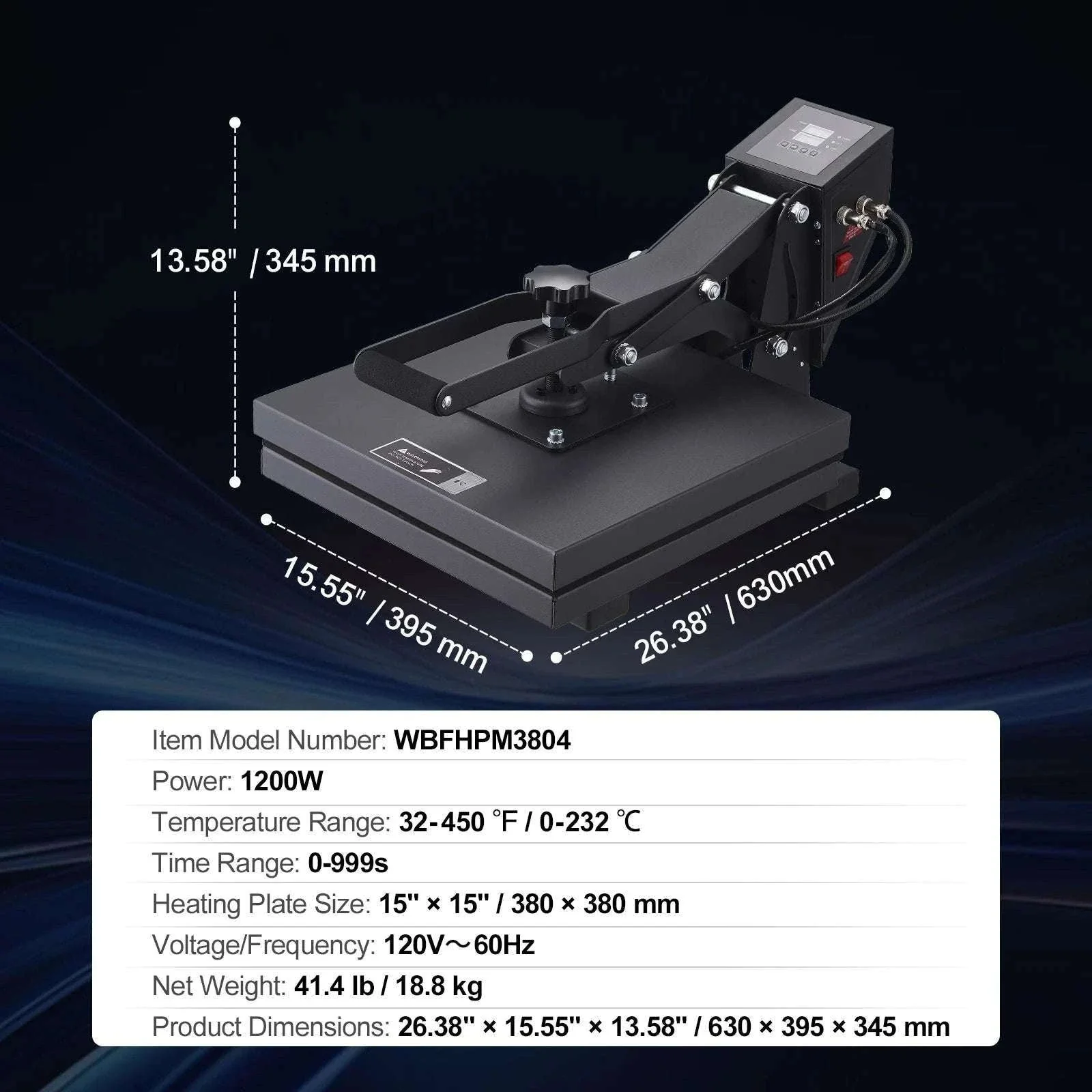 15x15 to 16x24 Heat Press Machine for T-Shirts & Sublimation - Image 19